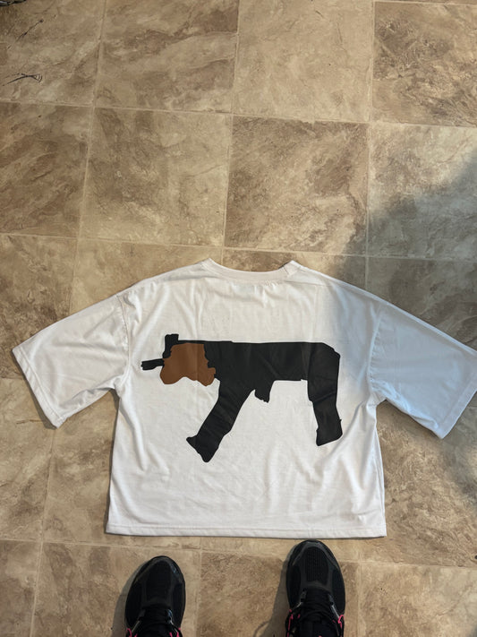 White Japanese "Draco" NSA Tee